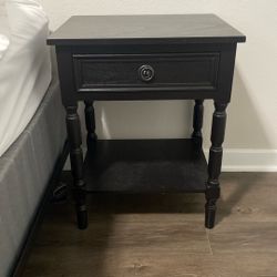 Night Stand Black Great Condition 