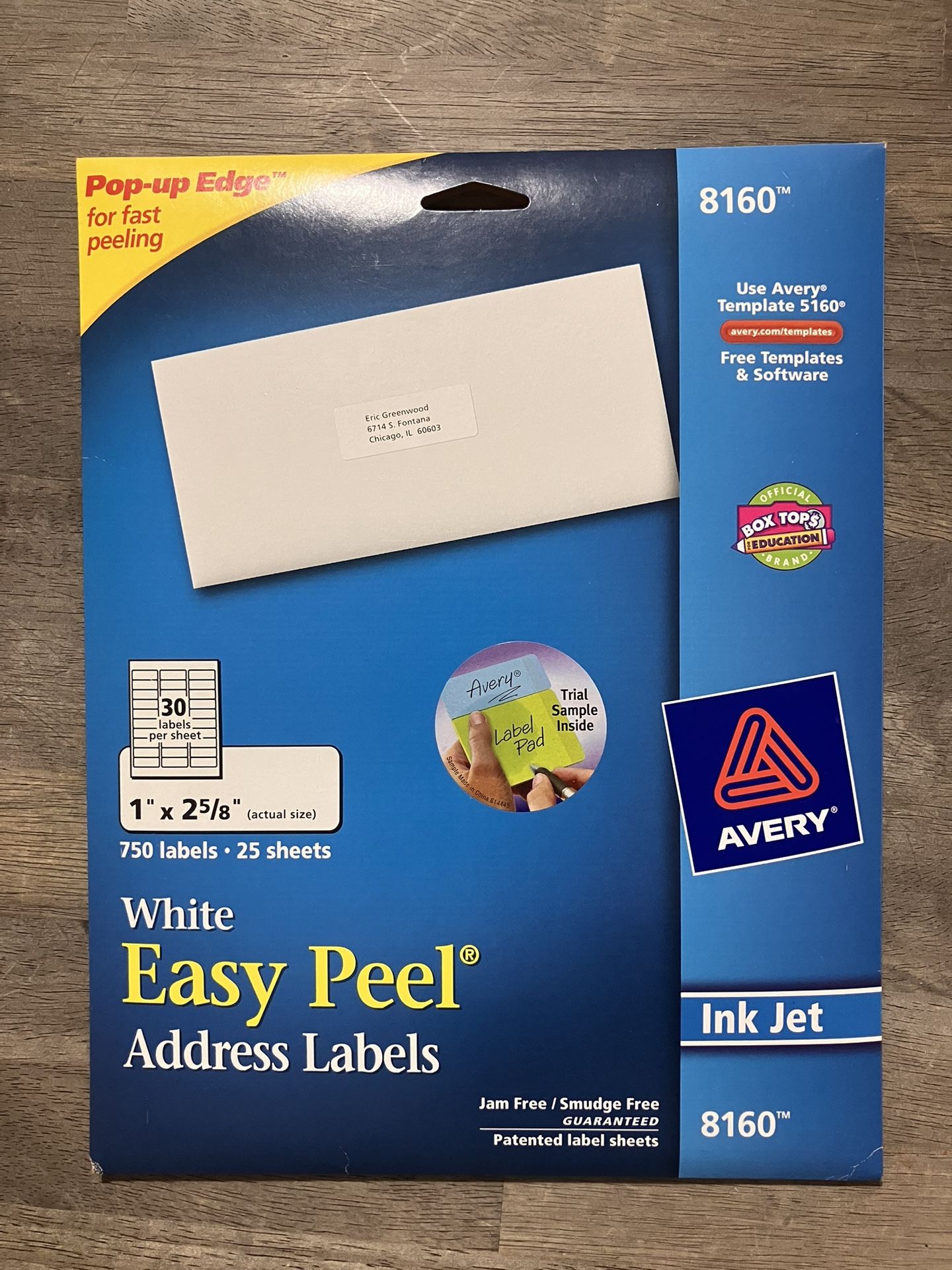 Easy Peel Mailing Labels