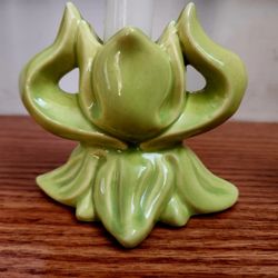Pair MCM Tulip Candle Holders 