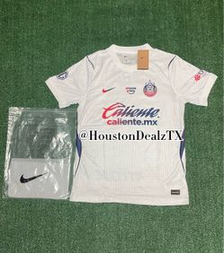 CHIVAS AWAY JERSEYS!!!⚪️⚪️ (HOUSTON TX!!📍)