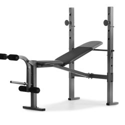Used Gold’s Gym Multi-Position Weight Bench with Leg Developer