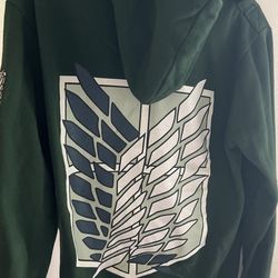 Official Attack On Titan Scout Sweater (Medium, Green)