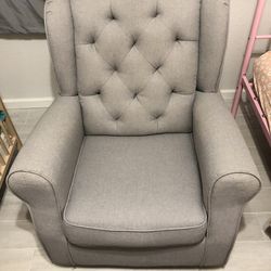 Swivel Rocker Chair, Grey 