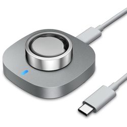Vigamen Charger Compatible with Oura-Ring Gen 3-Size 7,Fast Safe Charging Dock with USB-C Cable for Smart Ring