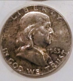 1963 Franklin Silver Half Dollar