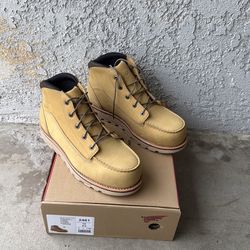 Red Wing Men’s Boots Size 10 Safety Toe
