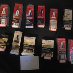 $305.37 WORTH OF UNOPENED UNUSED L'OREAL SKIN CARE PRODUCTS FOR ONLY $120!
