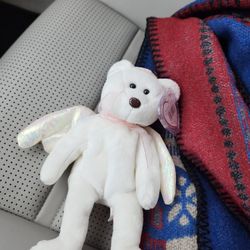 Rare Ty Beanie Baby Halo Bear 98 Brown Nose Mint Condition 