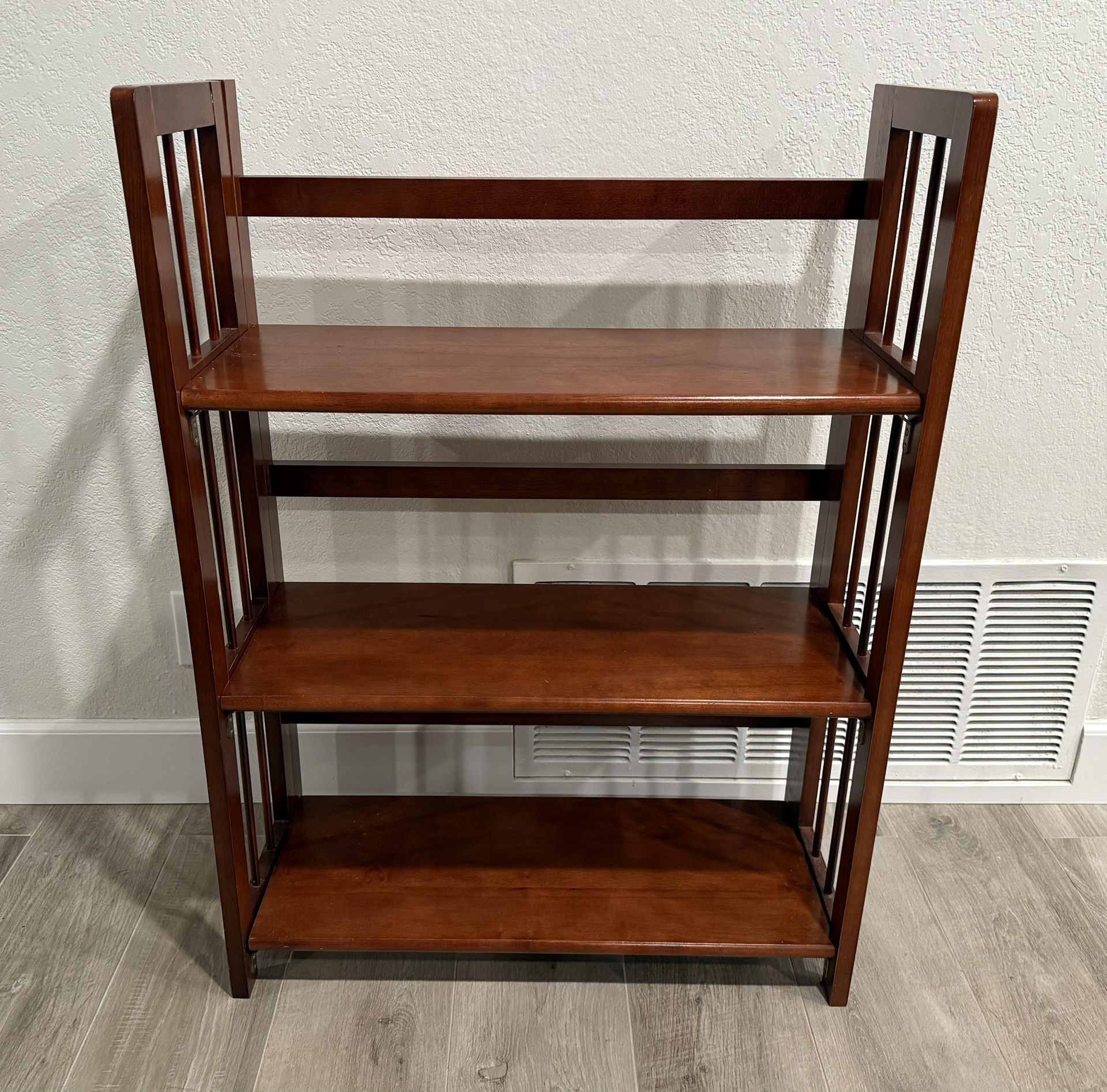 Solid Wood Folding Bookcase