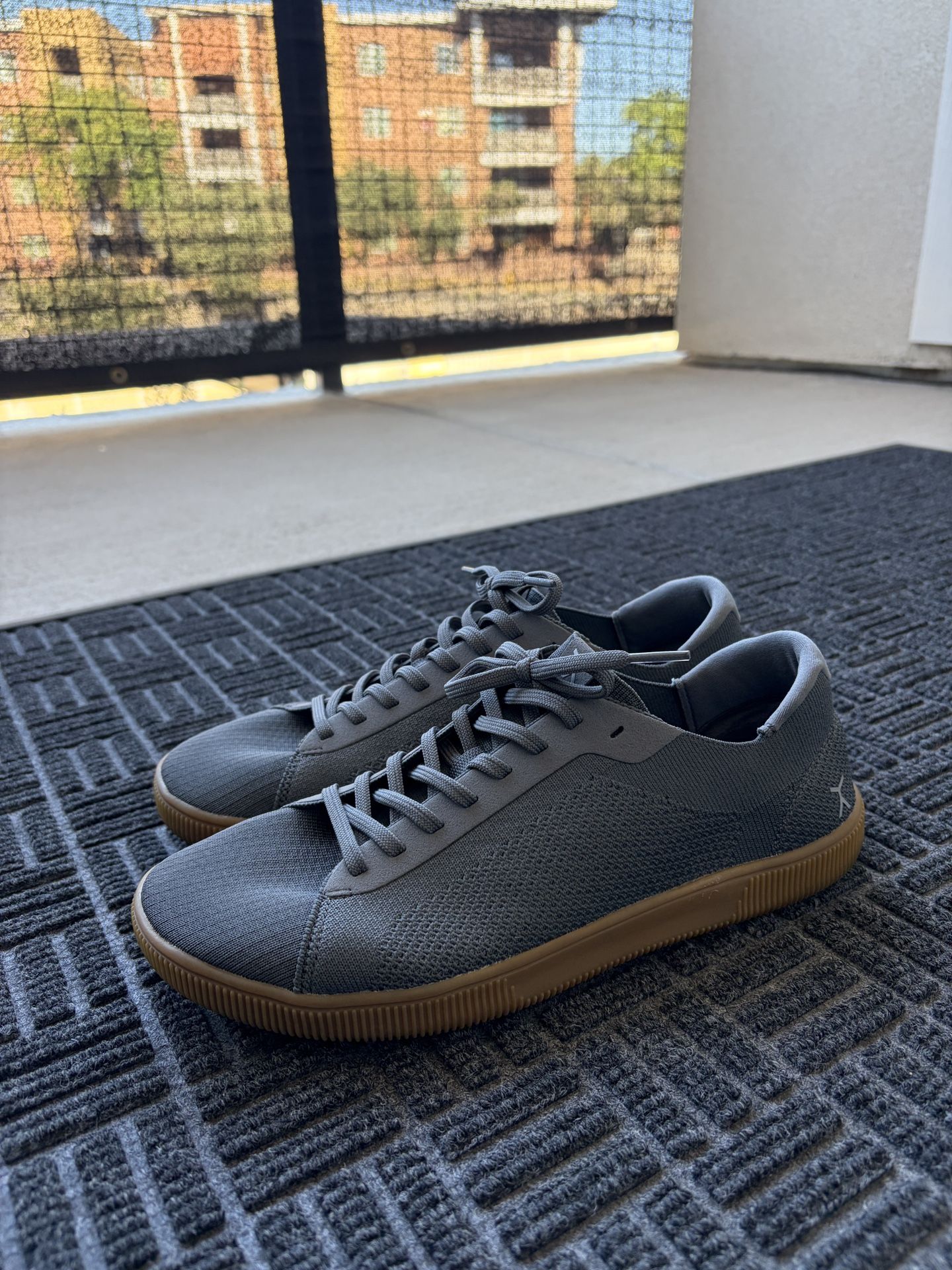 Flux Footwear Adapt Trainer — Gray + Gum (Like New)