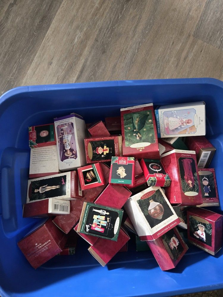 Hallmark Ornament All In Box 65 Total