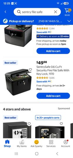Sentry File Safe with keys. NEW (PRICE IS FIRM)
