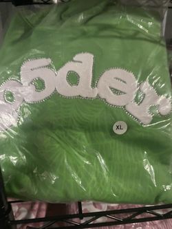 Sp5der Web Hoodie Slime Green