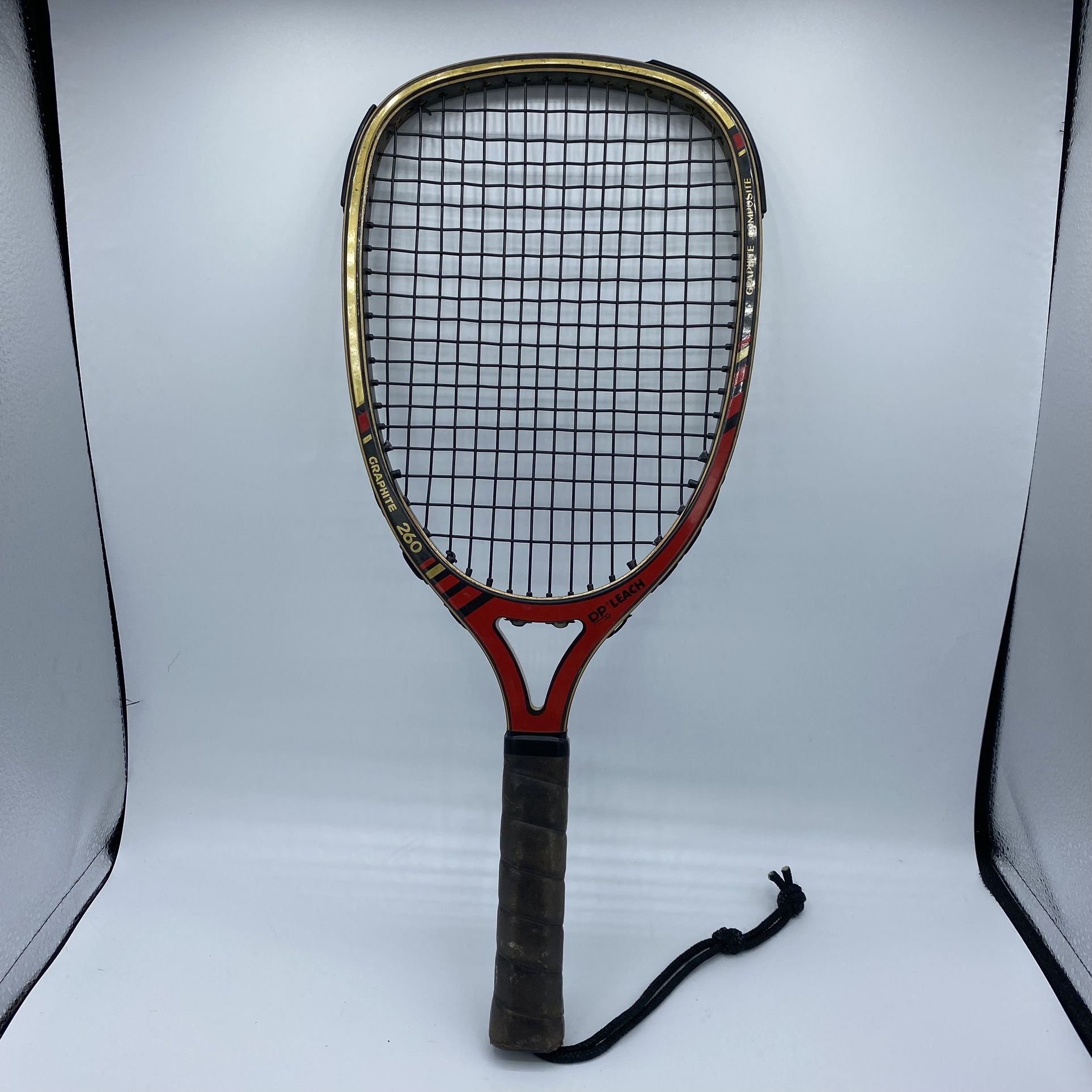 DP Leach Graphite Composite 260 Racquetball Racquet Racket Red Black