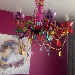 Multicolour chandelier