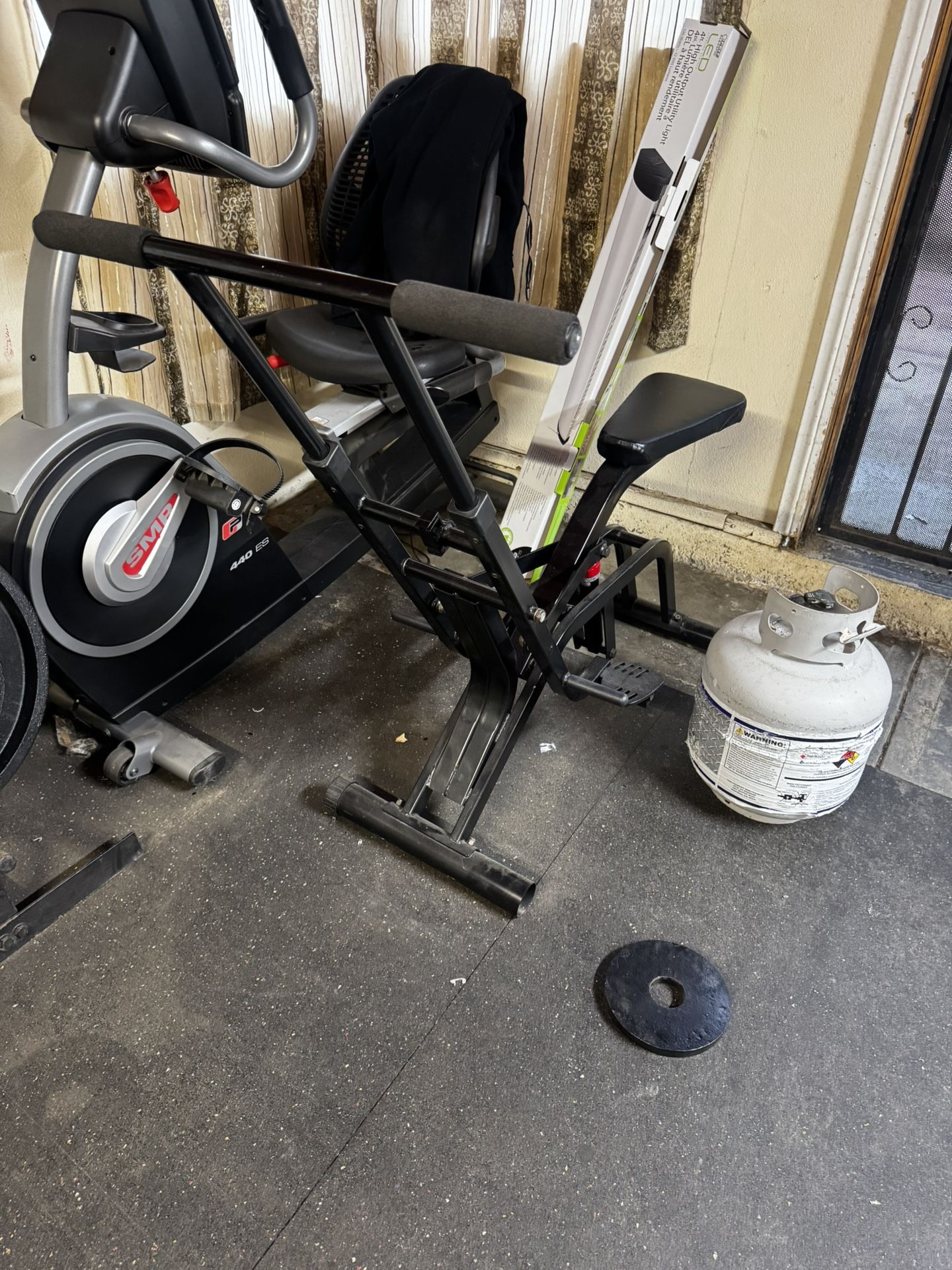 Gym equipment for back