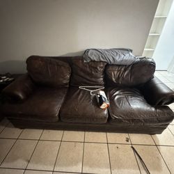 Real Leather Couch