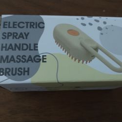 New electric pet grooming brush with a built-in spray function. NEW