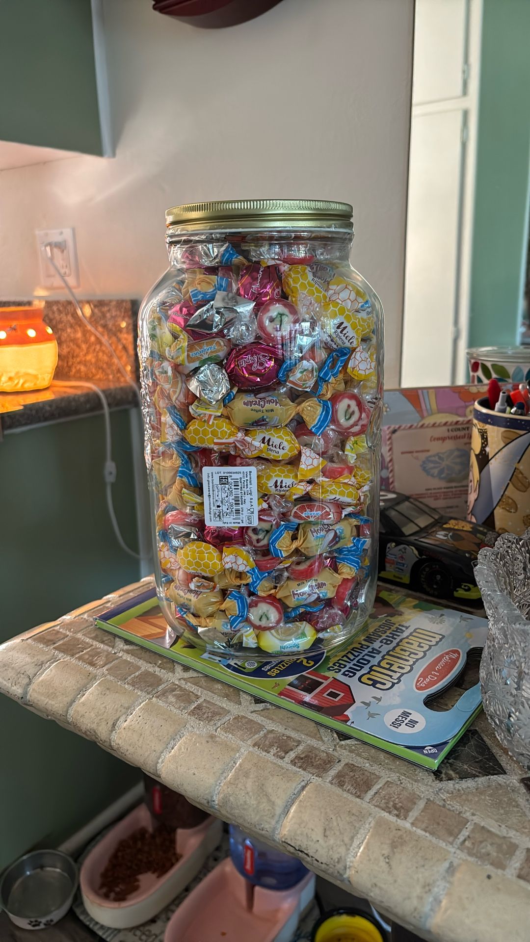 Gourmet Hard Candy In A One Gallon Glass Jar