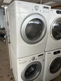 LG front loader washer and dryer set , stackable  -free delivery