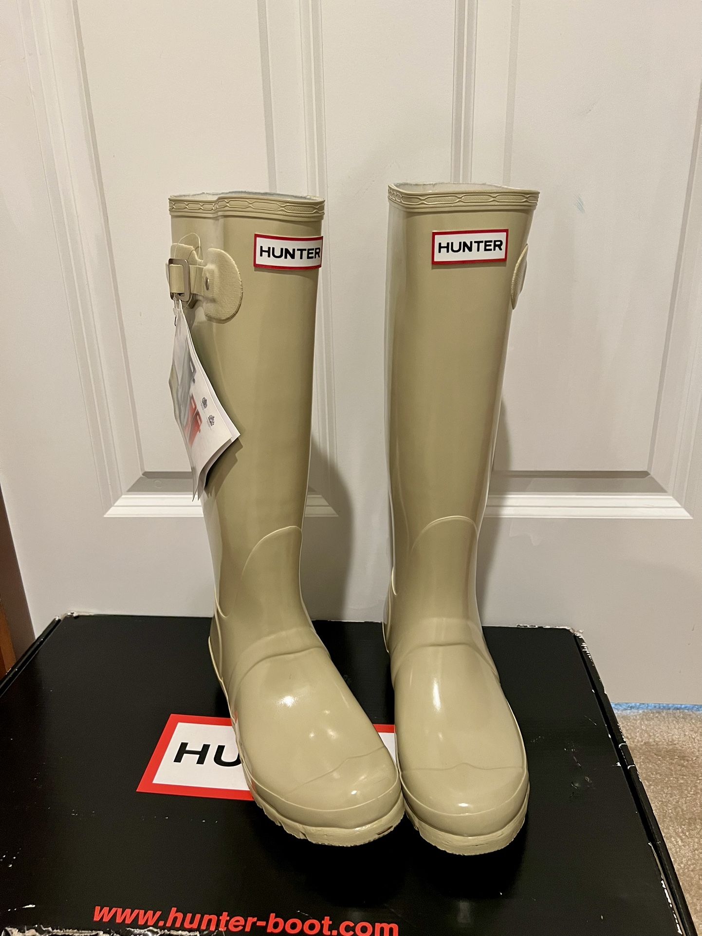 Hunter Original Gloss Boots US 6M/7F