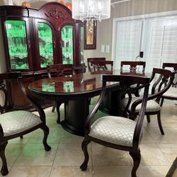 Dining Table W/ China **Moving Out sale**