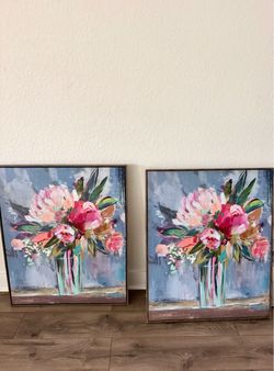 Flower Art - Wall Decor (2 items)