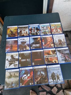 PS5 Playstation 5 Games $30! Each or 4 for $100! Better games $40! Each or 4 for $120!. Brand new Conditions. Trade for Pokémon Cards CGC PSA BECKET