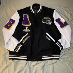 Brand New Baltimore Ravens Leatherman Jacket