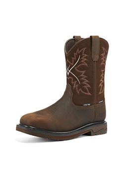 Steel toe work boots 12W
