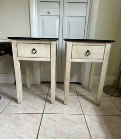 Wooden nightstands