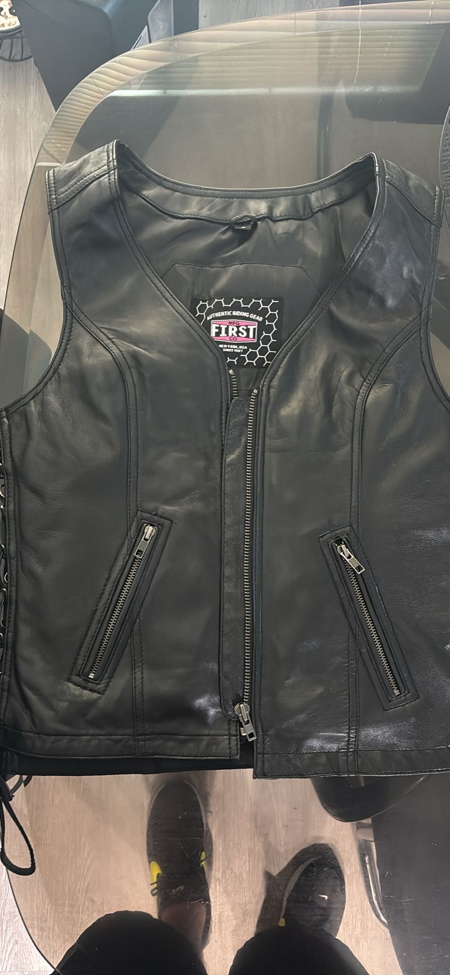 First Mfg Women Motorcycle Vest