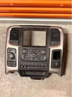 OEM Ram 2500/3500 Center Dash Bezel / Radio & Climate Control Assembly