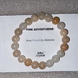 Bracelet Gemstone Pink Aventurine