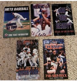 Lot of 5 Mets brochures