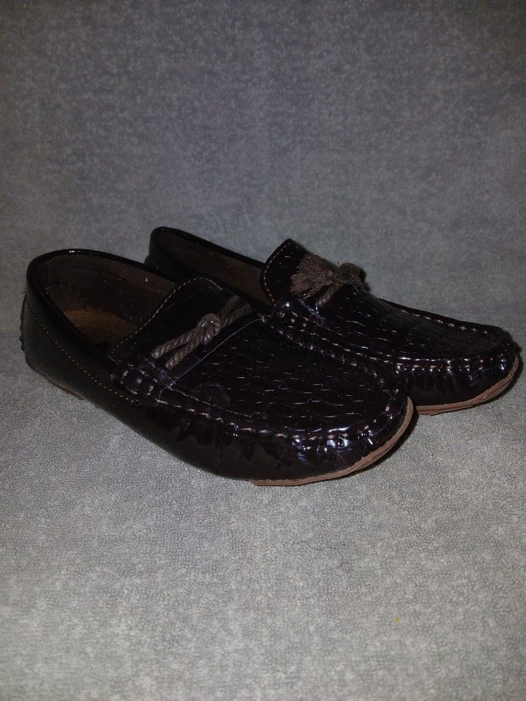 Big Boys Dark Brown Loafers