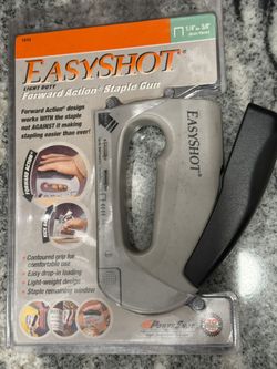 NEW Easy Shot Light Duty Forward Action Staple Gun 1/4”–3/8” (6–10mm) Sealed