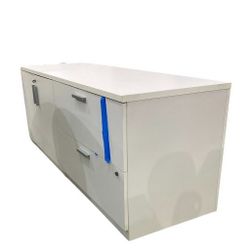 STEELCASE STORAGE CABINET W/ LATERAL FILE