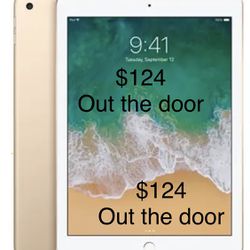 iPad Sale $124 Out The Door 