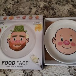 New Glass Food Face Dish For Kids