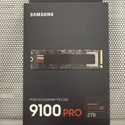 2TB Samsung 9100 PRO SSD, PCIe 5.0x4 M.2 2280