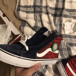 Supreme Vans Sk8 Hi Diamond Plat Navy