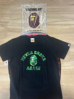 BAPE x Never Broke Again Black Graphic T-Shirt