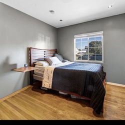 Queen Size Frame With Box Spring And Mattress