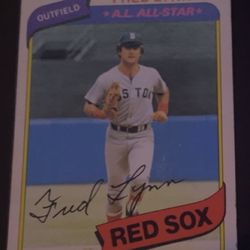 Fred Lynn A.L All-Star Red Sox #110