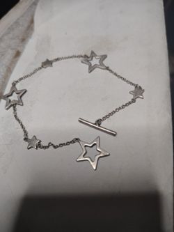 Silver Bracelets And Necklaces Combo For A  Child