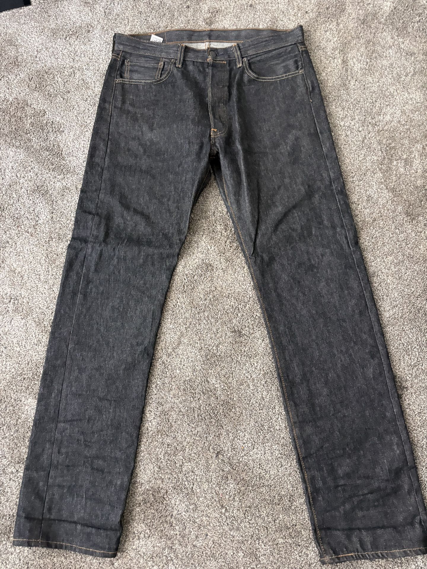 levi 501 charcoal/dark grey