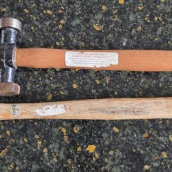2x Vintage Auto Body Hammers