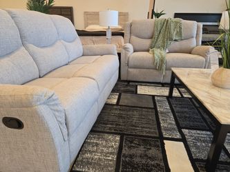 2 pcs of recliner easy to clean fabric