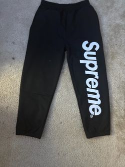 Supreme Black Sweatpants XL